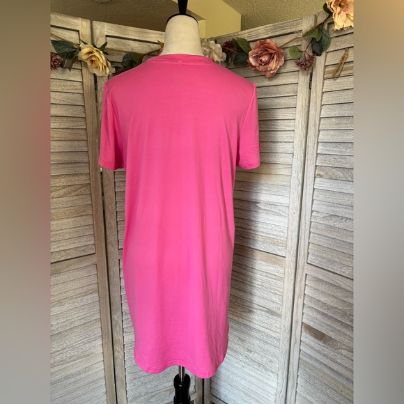 JUICY COUTURE Sleep Nightgown/shirt SZ LG Hot Pink, JUICY+HEART Sparkling Silver - Picture 13 of 16